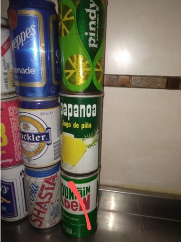 Antigua Coleccion Latas Bebidas Sin Alcohol Vacias X 18 (Usado)