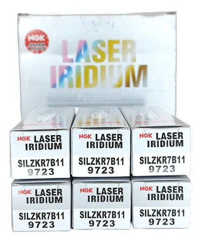 Kit 6 Velas De Ignição Ngk Hyundai Santa Fé I30 Azera Silzkr