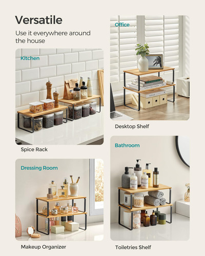 Armario Organizador De Estantería Songmics Kitchen Set 2, Me