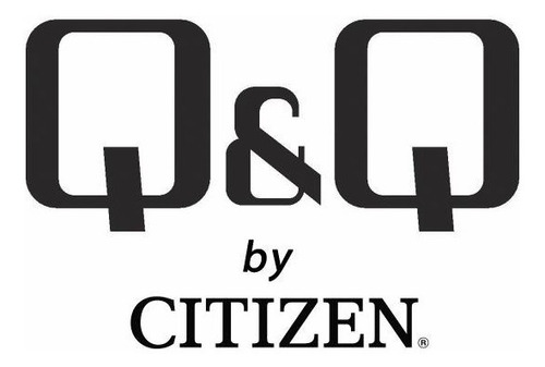 Reloj Q&q By Citizen Qa20j032y Dorado Agente Of. Liniers Color del fondo Azul
