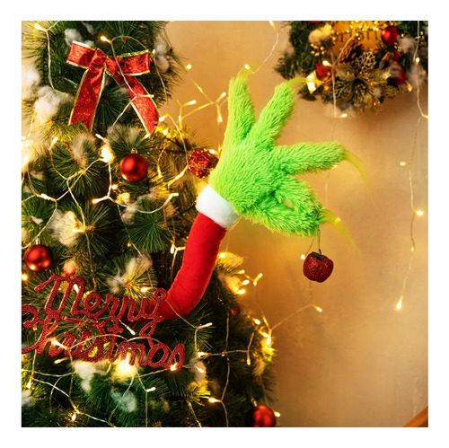 Adorno De Brazo De Grinch Noel Para Árbol De Navidad