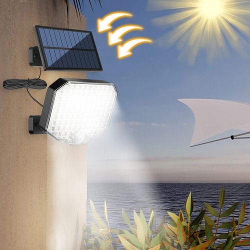 Luces Solares Para Exteriores Ir, Sensor De Movimiento, Luz