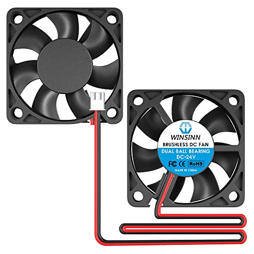 Ventilador Winsinn Dc De 50 Mm, 24 V 5010, Doble Rodamiento