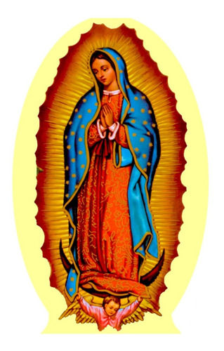 Cojin Virgen De Guadalupe Chiquita - Cojin Decorativo 