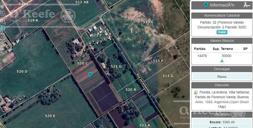 Venta Ideal Desarrollo - 5 Hectáreas En Florencio Varela - Expansión Urbana
