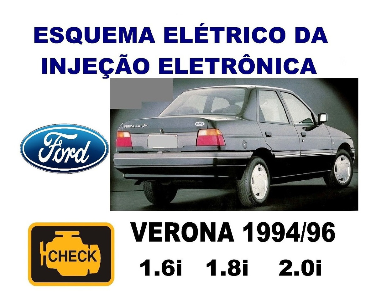 Esquema Elétrico Injeção Ford Verona Mk5 1994 A 1996