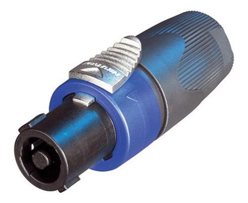 Kit 5 Conector Speakon Femea 4 Polos Com Trava Nl4fx Neutrik