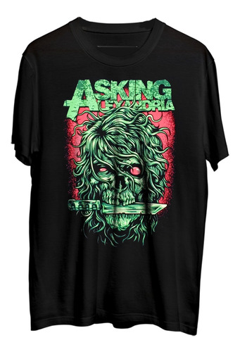 Asking Alexandria (4) . Metalcore .  Polera . Mucky