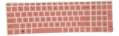 Piel De La Cubierta Del Teclado Rosado 15,6 Pulgadas