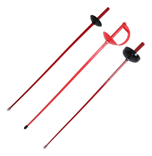 Sabre De Esgrima Infantil Com Sensor De Colisão Vermelho