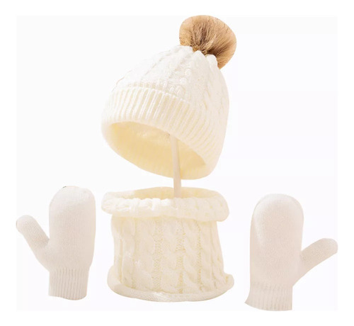 Conjunto Cálido Para Niños #warm, Gorros De Invierno, Bufand