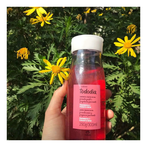 Natura Jabón Líquido En Gel Frambuesa Y Pimienta Rosa 300 Ml