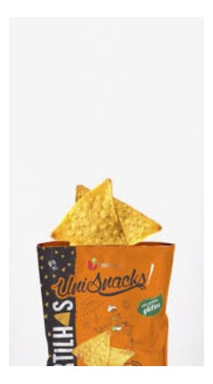 Salgadinho Tortilhas Sabor Queijo Nacho Unifoods 6 Uni 12 G