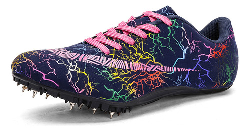 Cómodos Zapatos De Entrenamiento Con Púas De Dos Colores Para Hombres Y Mujeres