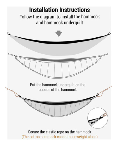 Xinnuo Colcha De Invierno Hammock Outdoors Para Acampar Y