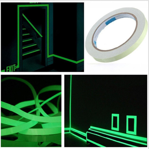 Adhesivo Luminoso, Fotoluminiscente, Impermeable, Oscuro