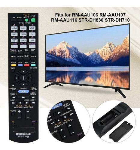 Reemplazo Del Controlador De Control Remoto Para Sony Rm-aau