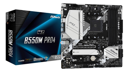 Motherboard Asrock B550m Pro 4 Am4 Ddr4 Micro Atx