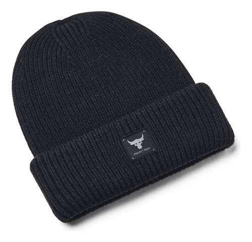 Gorro Train Ua Project Rock Beanie Negro Hombre