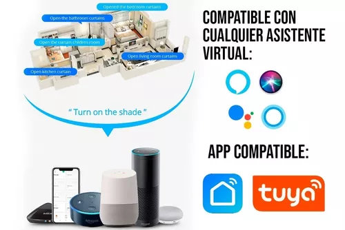 Sistema Automatizador Para Persiana Wifi Alexa Rf433 Mhz