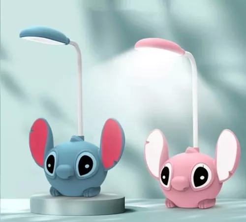 Lámpara Stitch 3d Led Infantil Para Mesa Escritorio