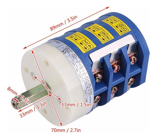 Cambiador Neumáticos Interruptor Reversa Moto 220v/380v 40a