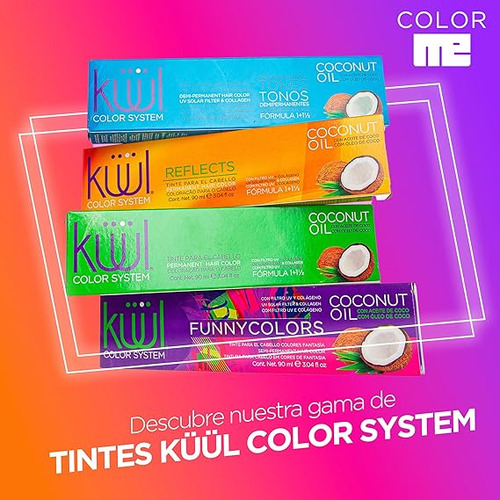 Küül Color System Tinte Permanente Rubio Medio 90 Ml 7 Rubio