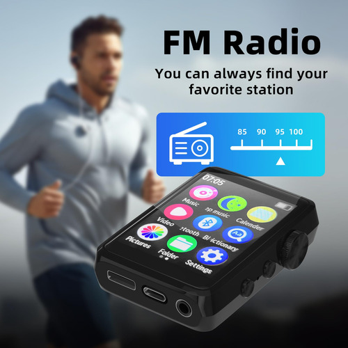 Mp3 Player Pmjebe With Sleep Headphones Bluetooth 5.3 32gb