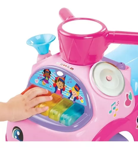 CARRITO CORREPASILLOS PARA NIÑOS MUSICAL PINK PRINCESITA