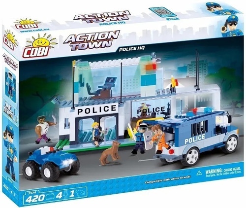 Action Town Police Departamento Policia Cobi 420 Piezas