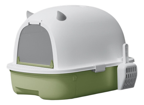 Caja De Arena Para Gatos Con Capucha Y Tapa Con Puerta