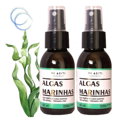 Óleo De Algas Marinhas 60ml - Pele E Cabelos