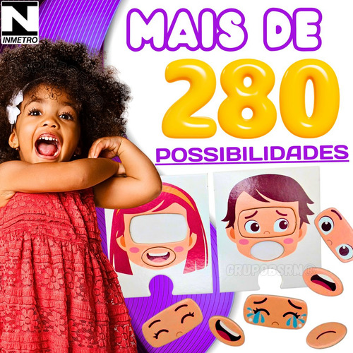Jogo Das Emoções Ache Encaixe Como Me Sinto Expressão Facial