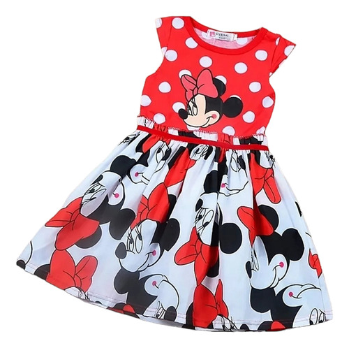 Vestido Minnie Niña Talla 3-4