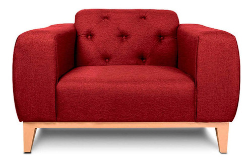 Sillon Individual Arely Rojo Këssa Muebles