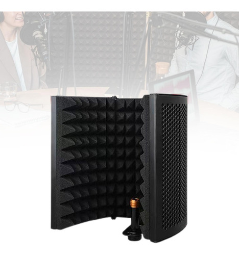 Mini De Isolamento De Microfone 3 Painéis Microfone