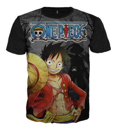 Camiseta One Piece Anime Exclusivas Algodón