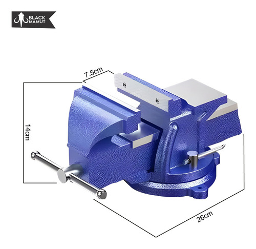 Tornillo De Banco Pesado 5 Pulgas Presión 5.3 Kg Herramienta