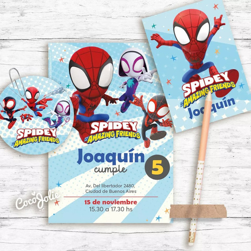 Kit Imprimible Spiderman Hombre Araña Decoracion Cumpleaños