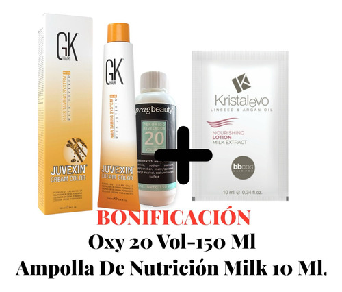 Tintura Juvexin Cream Color Gk Hair 100 Ml 4.99 Cacao