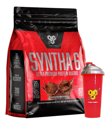 Syntha 6 X 10lb + Vaso Mezclador - Bsn Adn