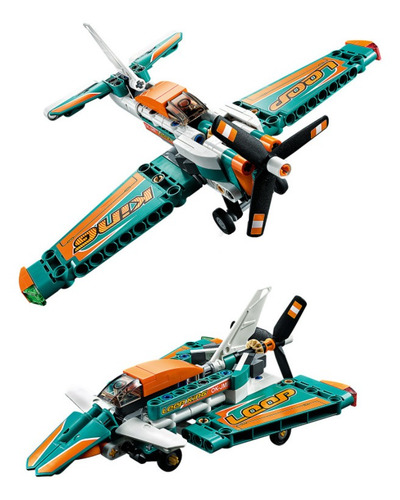 Lego Technic Race Plane 154 Piezas 42117