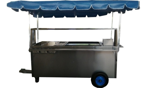 Carritos Para Hot Dogs Con Tiron De Acero Inoxidable De 2 M