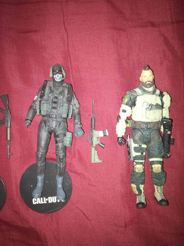 Figuras Call Of Duty Ruin Ghost Y Soap Mcfarlane (Usado)