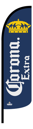 Funda Para Bandera Publicitaria Corona Doble Hielo (4x1 Mts)