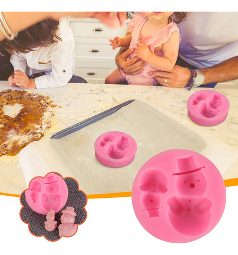 Molde Para Tartas Navideñas, Bricolaje, Muñeco De Nieve, Fon