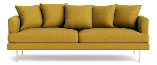 Sofa Confor 3 Cuerpos  Mostaza