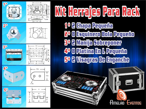 Kit Herrajes Para Rack Pequeño / Fabrique Su Rack
