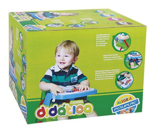 Imagem 3 de 3 de Cadeirinha Alimentação Para Bebê Didática Poliplac