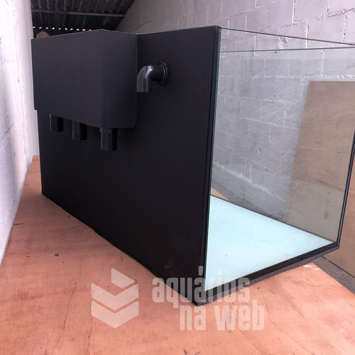 Imagem 7 de 9 de Aquário 162 Litros 80x45x45 10mm Borda Lapidada (sem Travas)